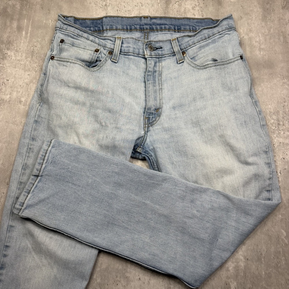 Levis 511 Slim Fit Light Wash Denim Jeans Mens 34x29 Blue Stretch 04511-1432